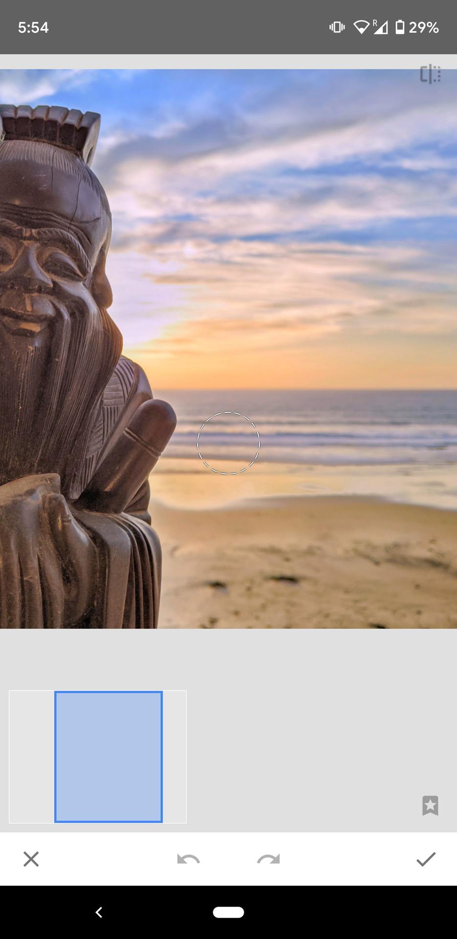 Snapseed screenshots Healing 1