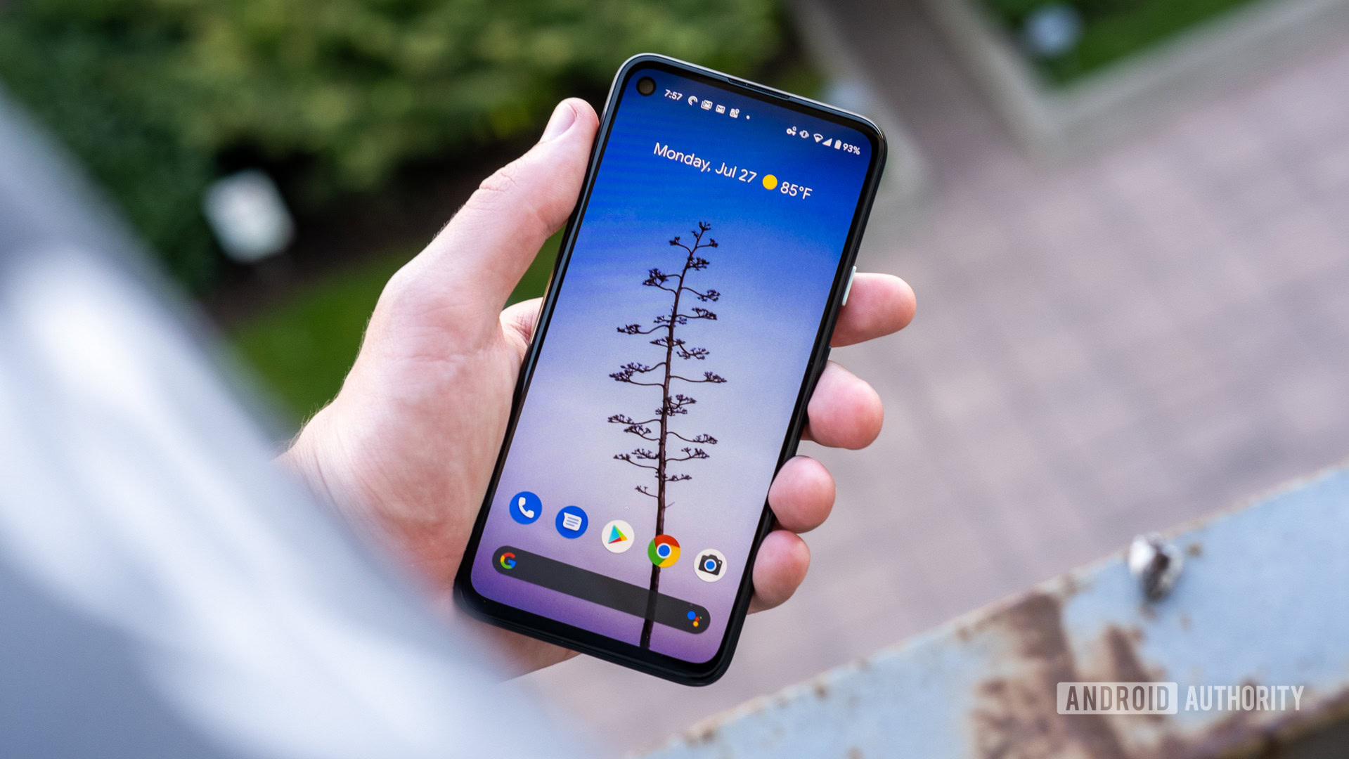 Google Pixel 4a screen in hand 4 Google Pixel 4a screen in hand 4