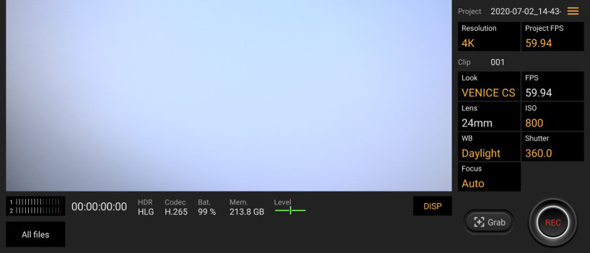 Sony Cinema Pro app