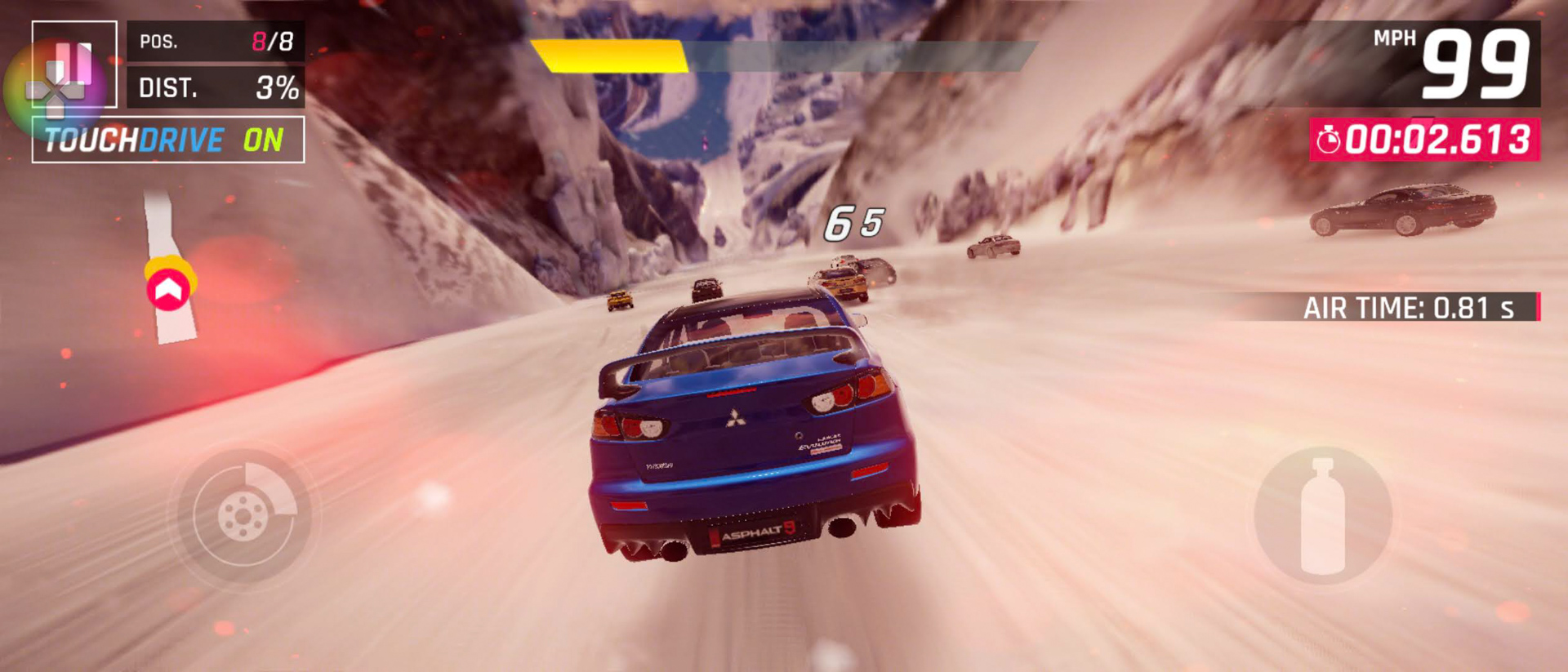 Sony Xperia 5 II Asphalt 9 gameplay