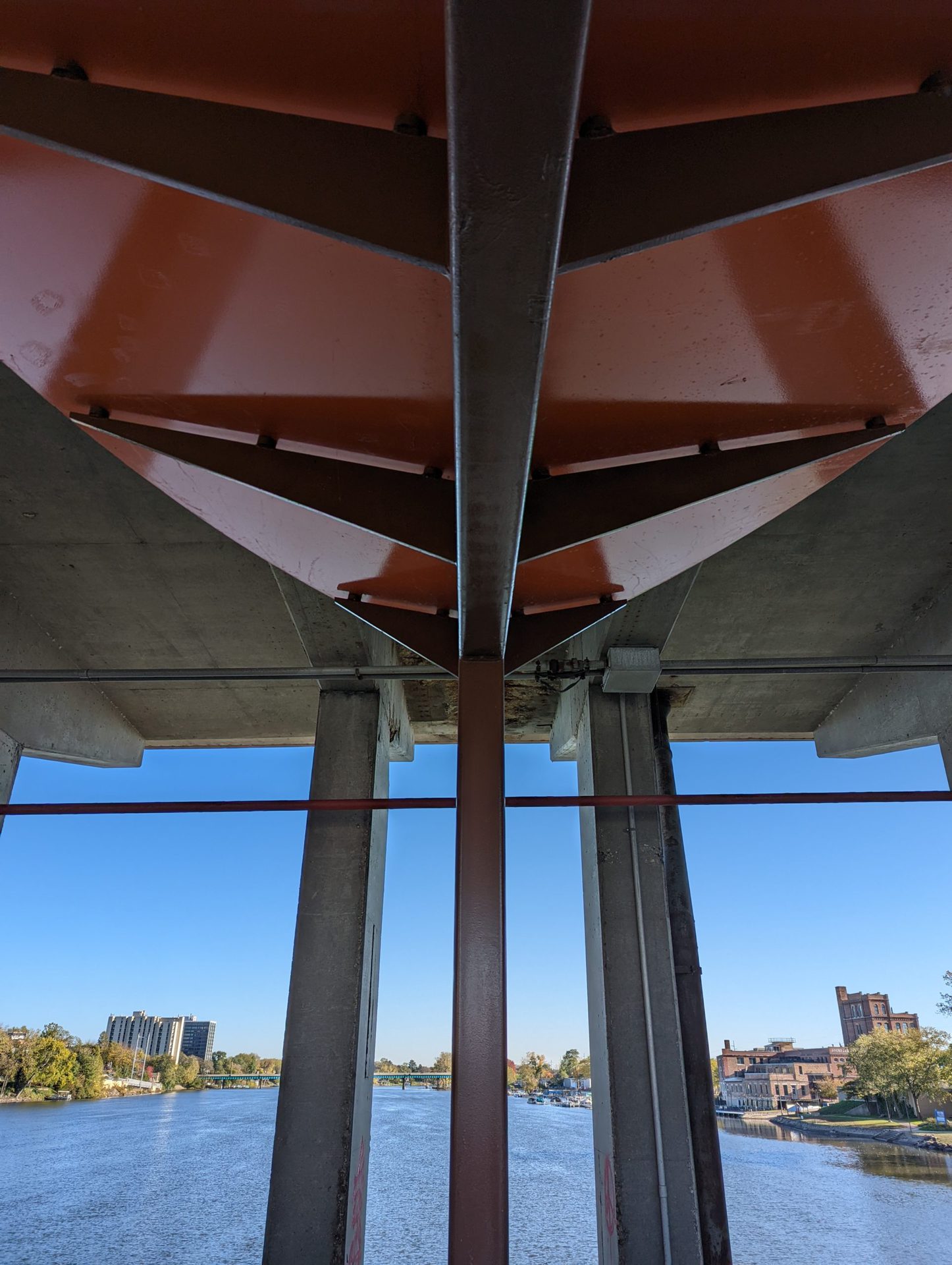 An image under a bridge taken with the Google Pixel 6 camera