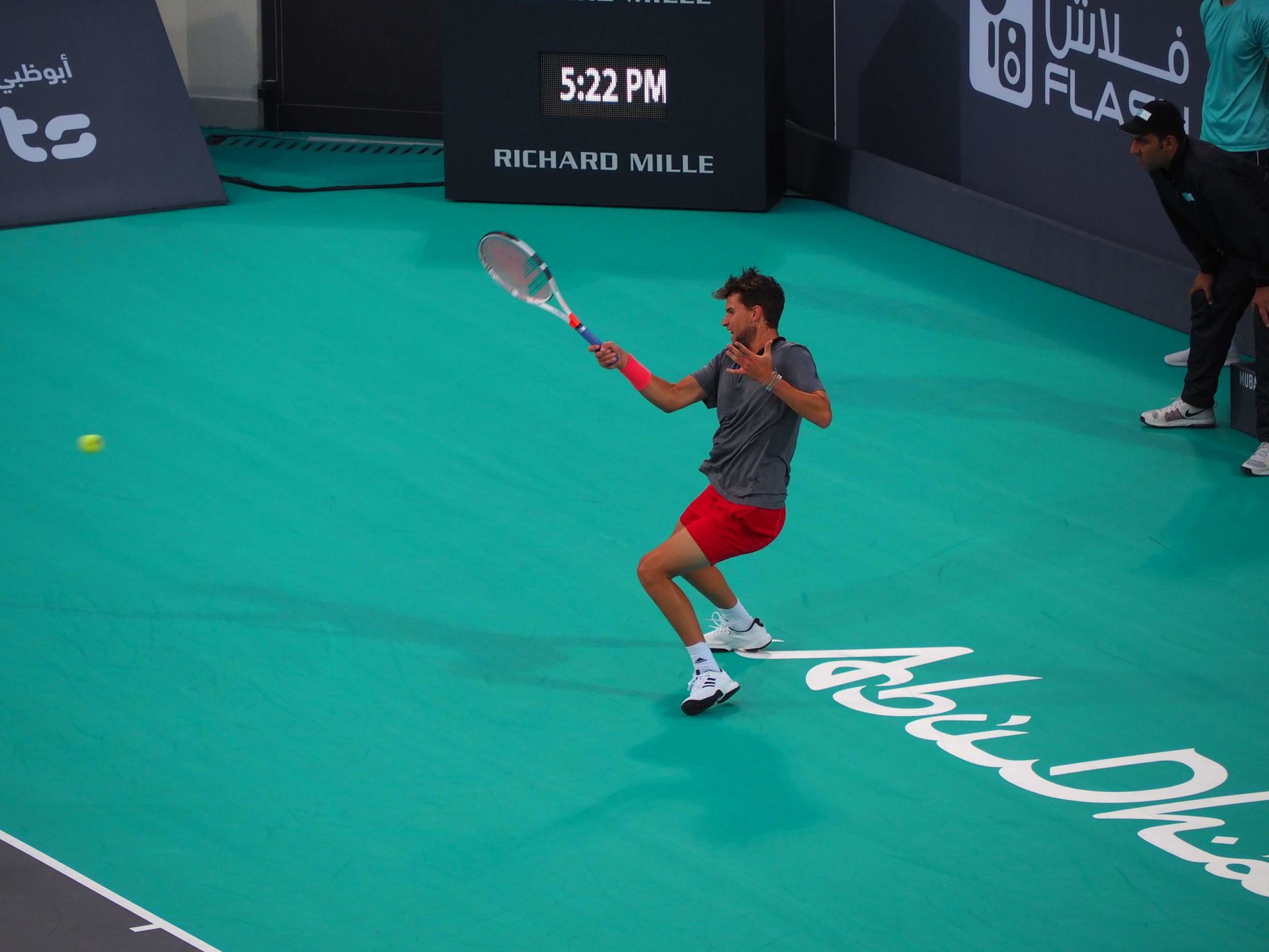 Dominic Thiem playing tennis
