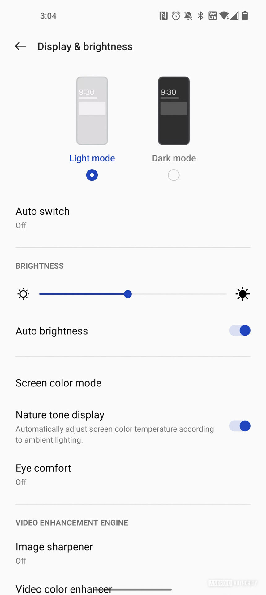 OnePlus 10 Pro Display Settings