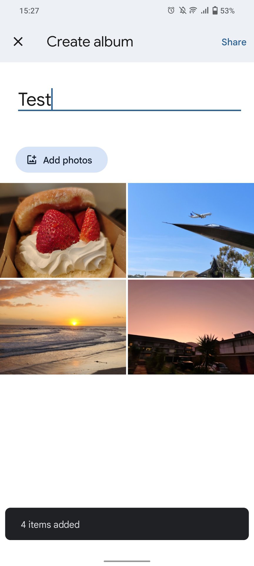 Google Photos album
