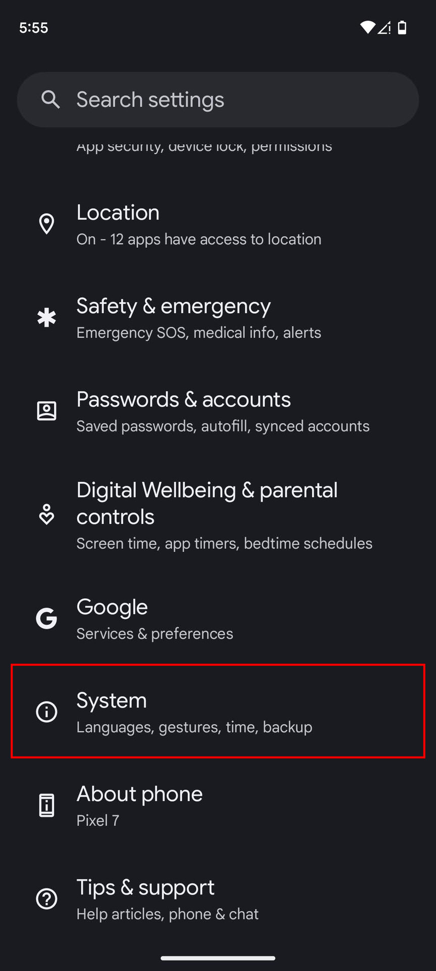 How to turn on Backup by Google One on Android 14 (1)