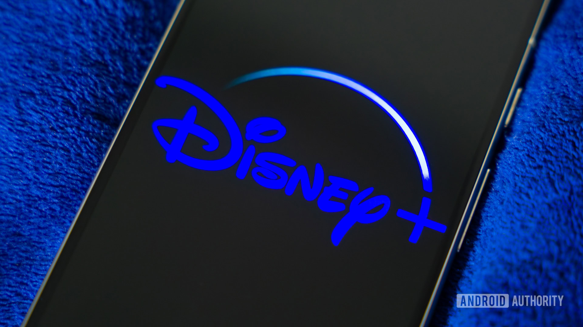 Disney Plus logo on smartphone stock photo (3) Disney Plus logo on smartphone stock photo (3)