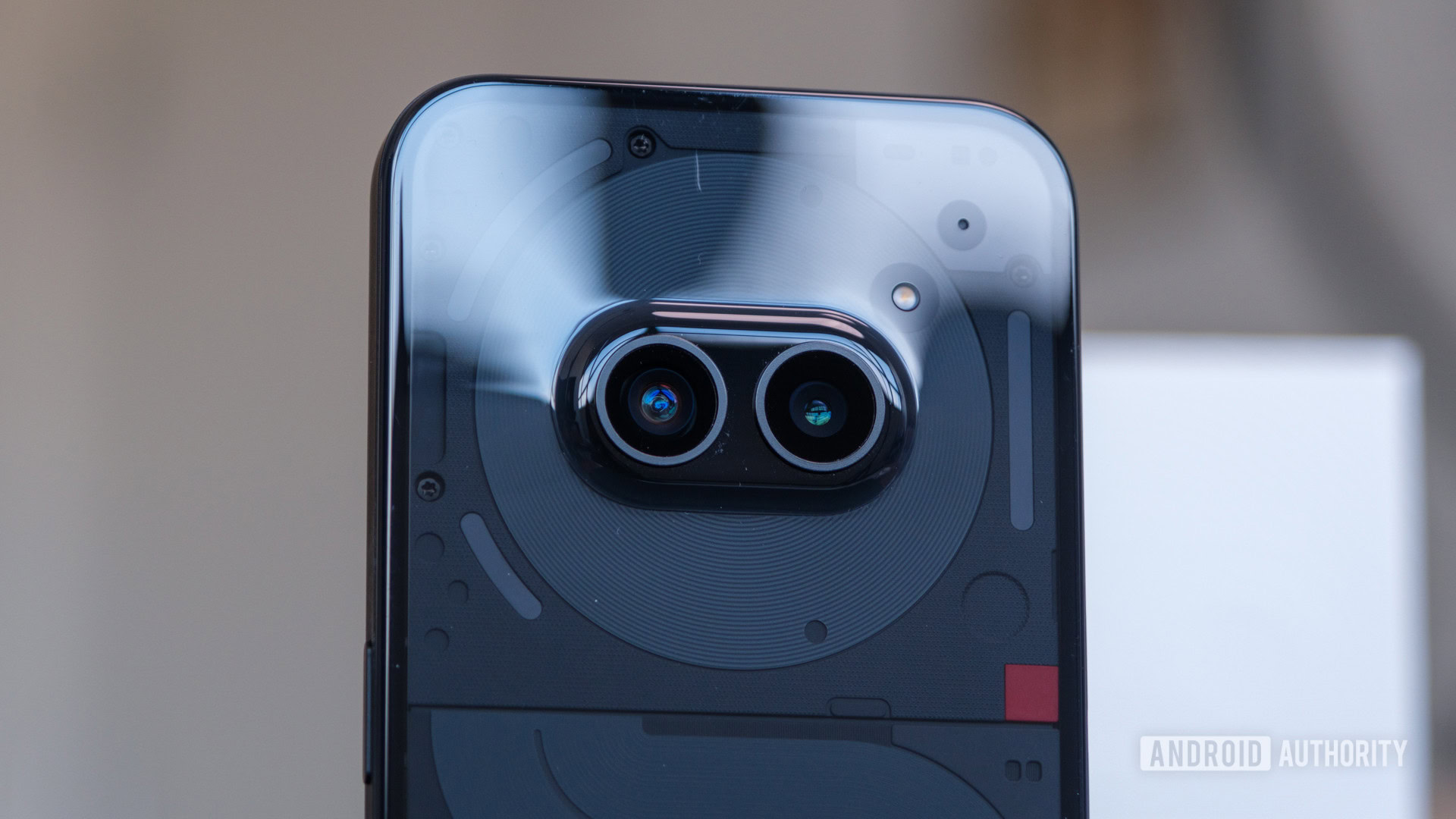 Nothing Phone 2a cameras close up Nothing Phone 2a cameras close up
