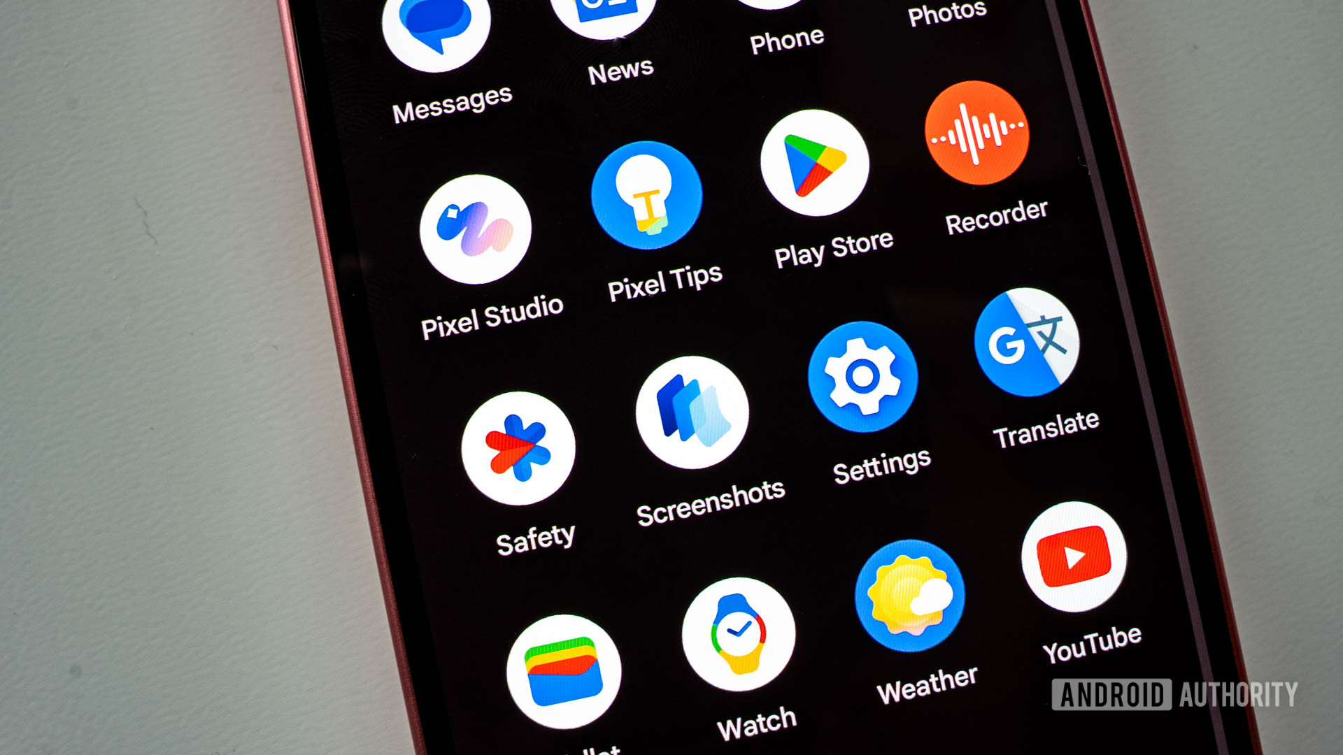 Google Pixel 9 app drawer with new Screenshots, Pixel Studio, and Weather apps Google Pixel 9 app drawer with new Screenshots, Pixel Studio, and Weather apps