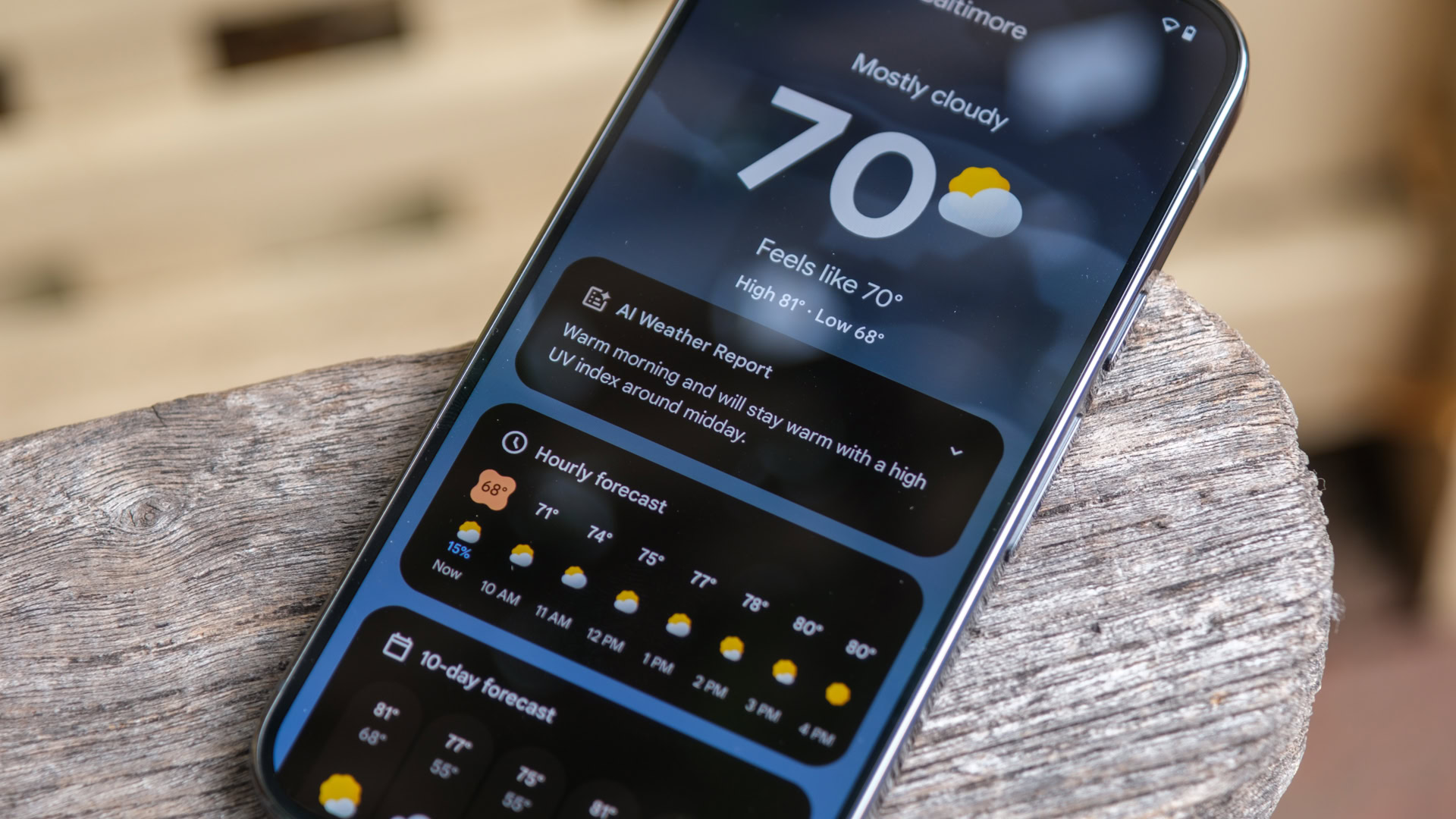 Google Pixel 9 Pro weather Google Pixel 9 Pro weather