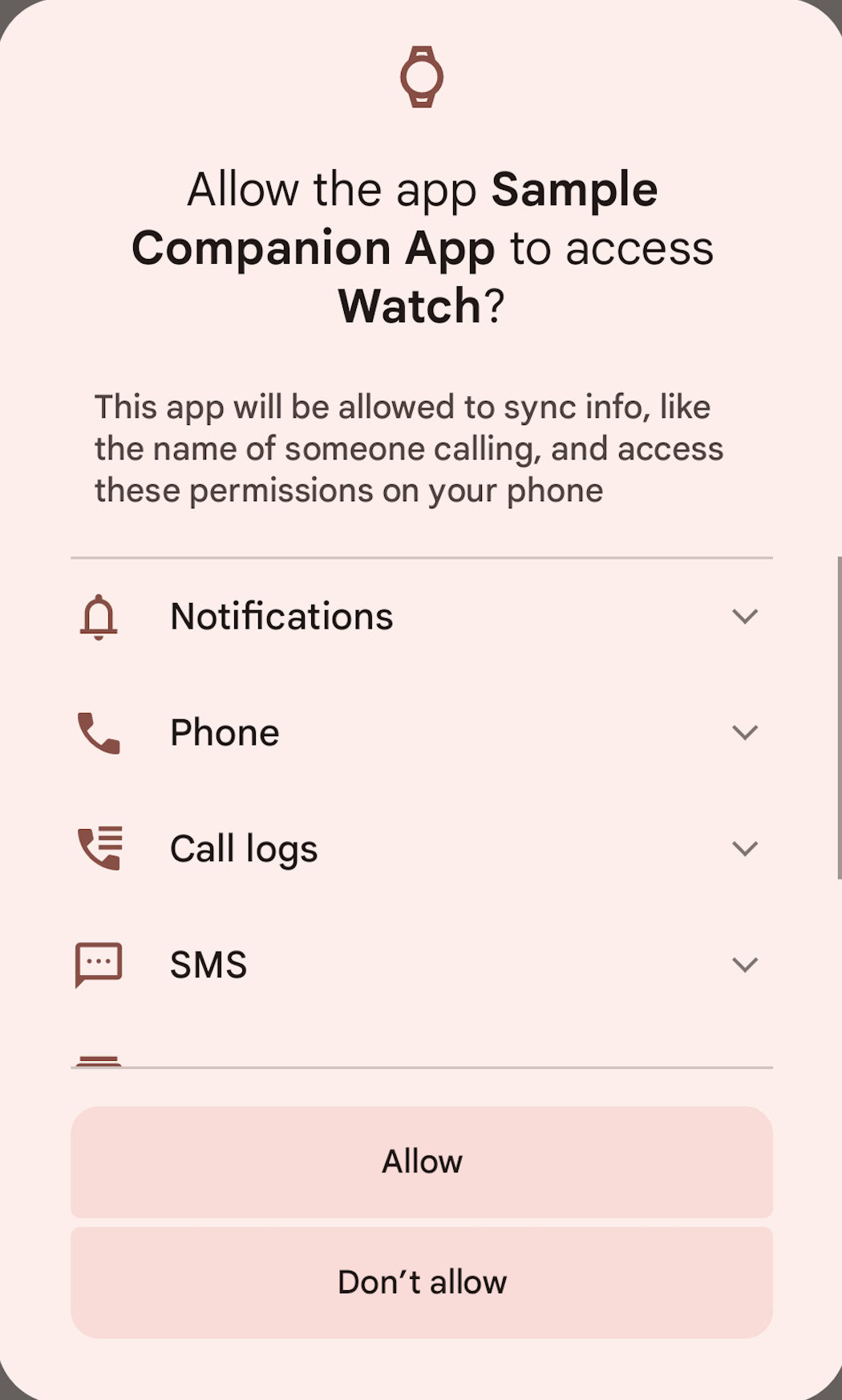 companion device profile companion device profile