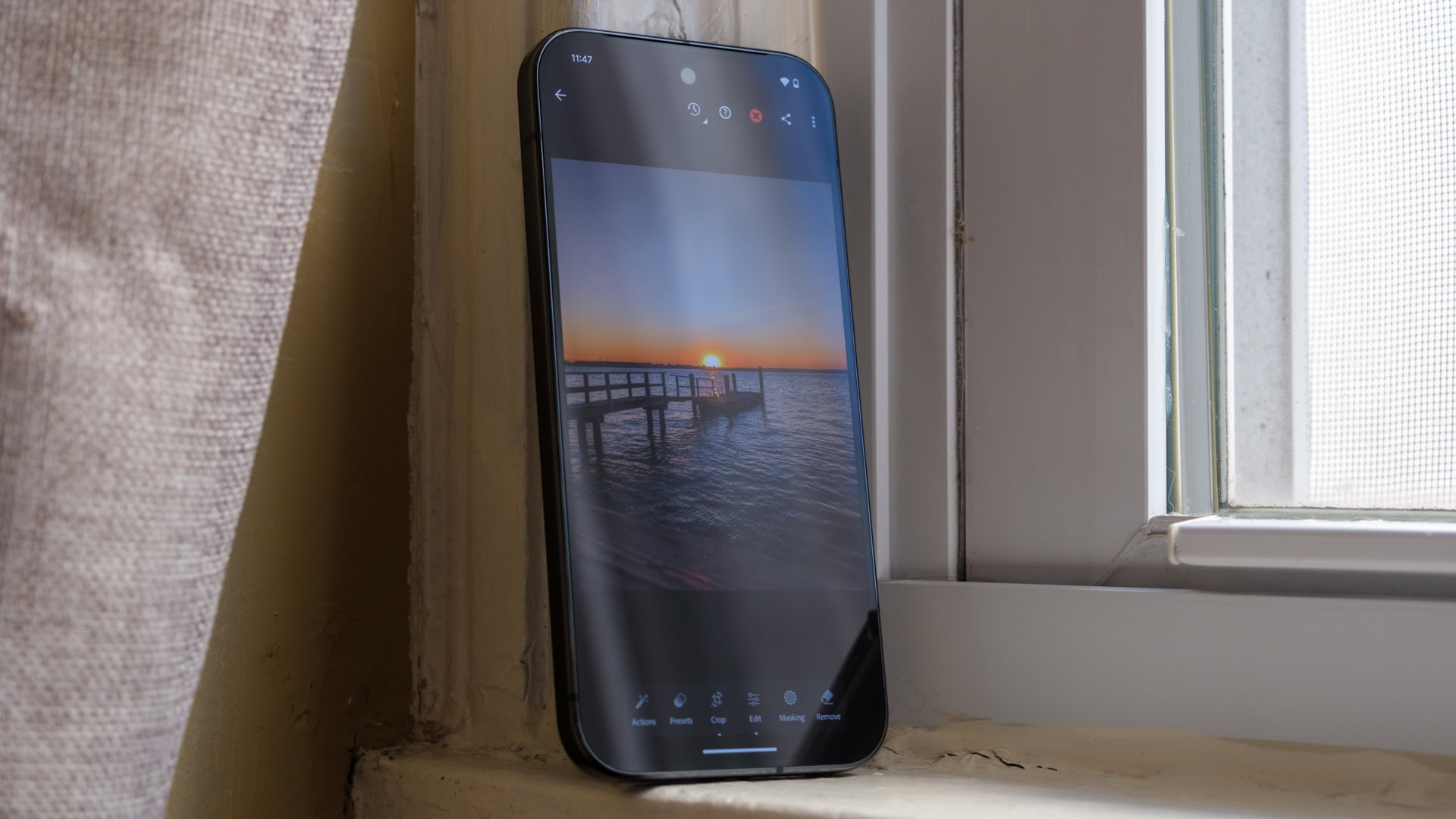 Lightroom Mobile on a Pixel 9 Pro Lightroom Mobile on a Pixel 9 Pro