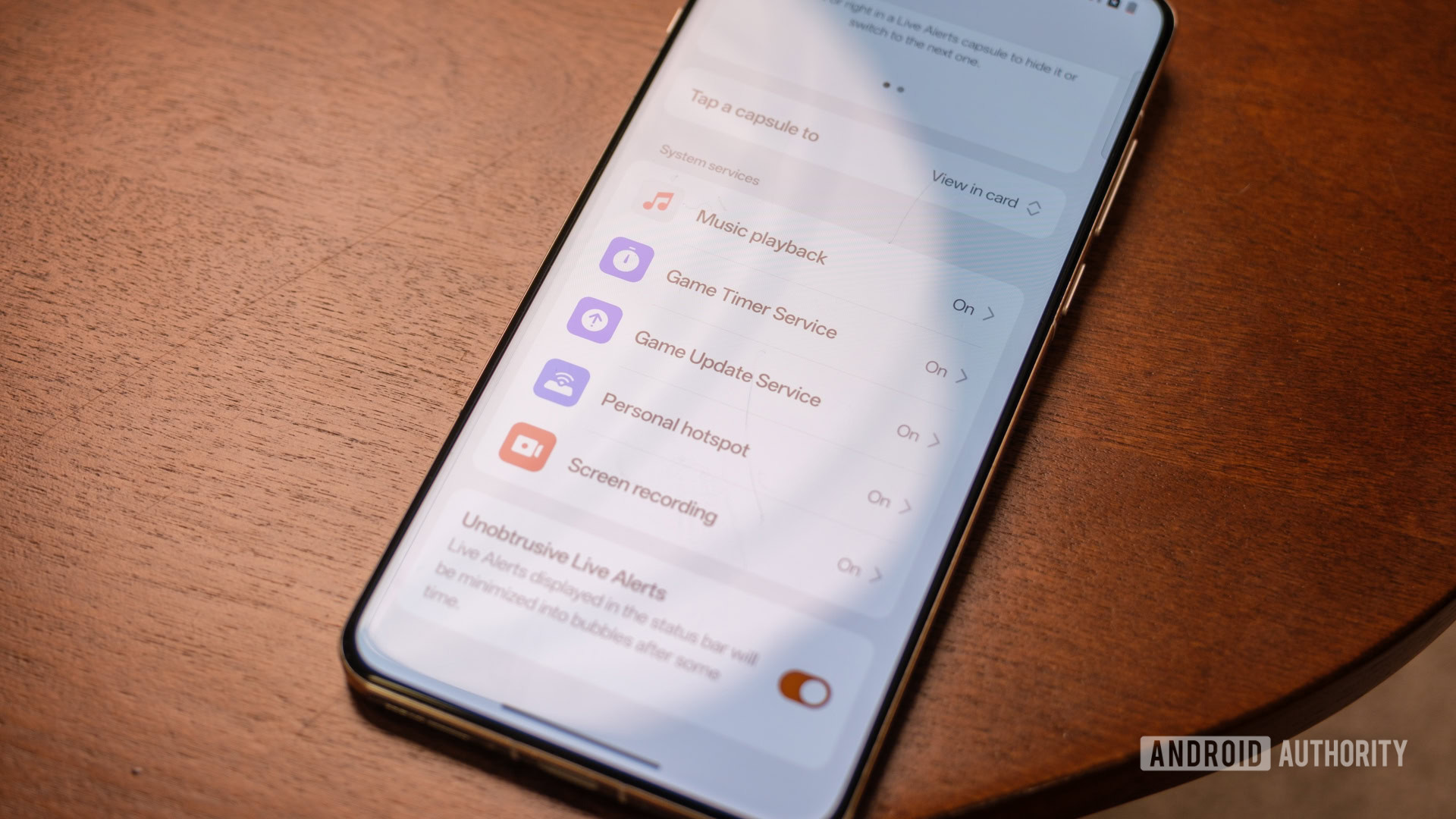OnePlus 13 live alert options