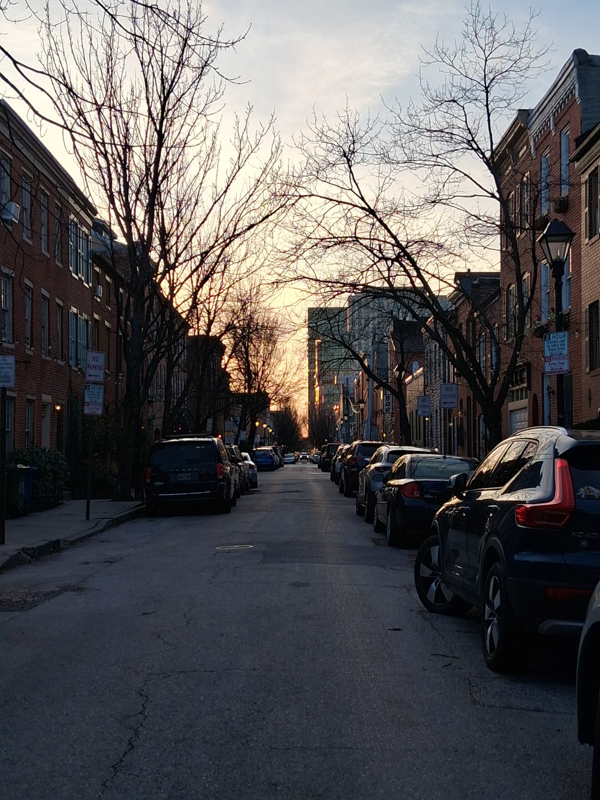 Samsung Galaxy A16 5G street sunset 2x zoom