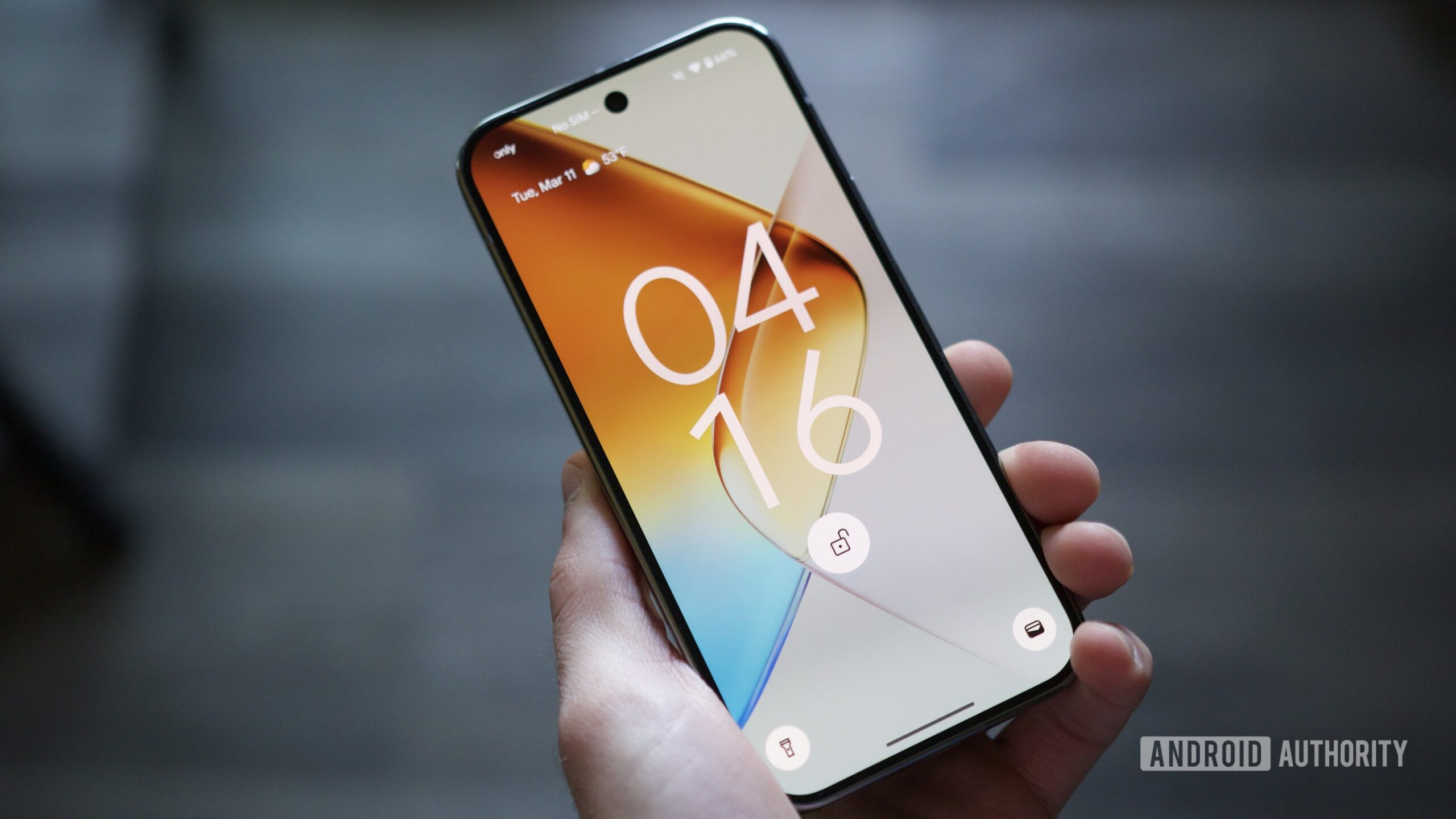 google pixel lock screen hero Lock screen on the Google Pixel 9 Pro.